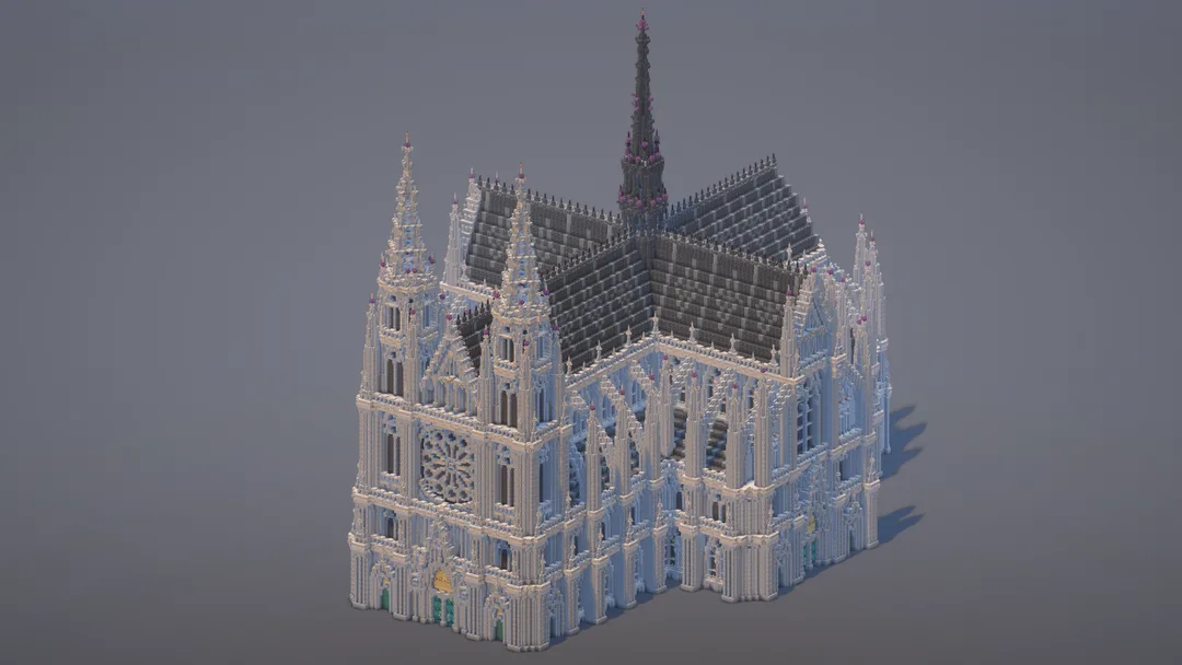 Medieval Cathedral — Minecraft Build by MellowHat