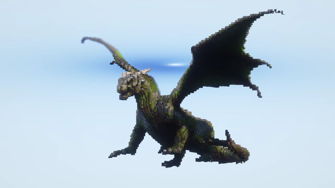 Green Dragon — Minecraft Build by LeonisBuilds