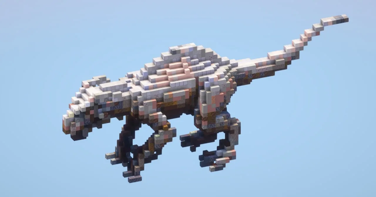 Dino small — Minecraft Build by LeonisBuilds
