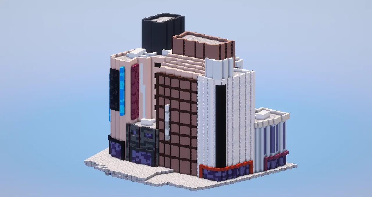 City Area — Minecraft Build by LeonisBuilds