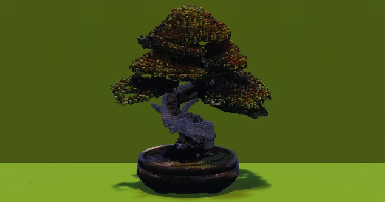 Bonsai Tree — Minecraft Build by VerdantBuilds