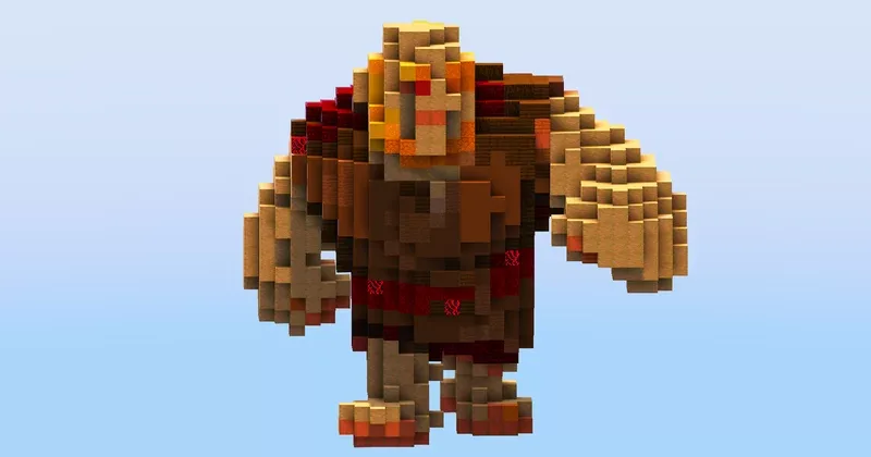 Giant from Clash of Clans — Minecraft Build by LeonisBuilds