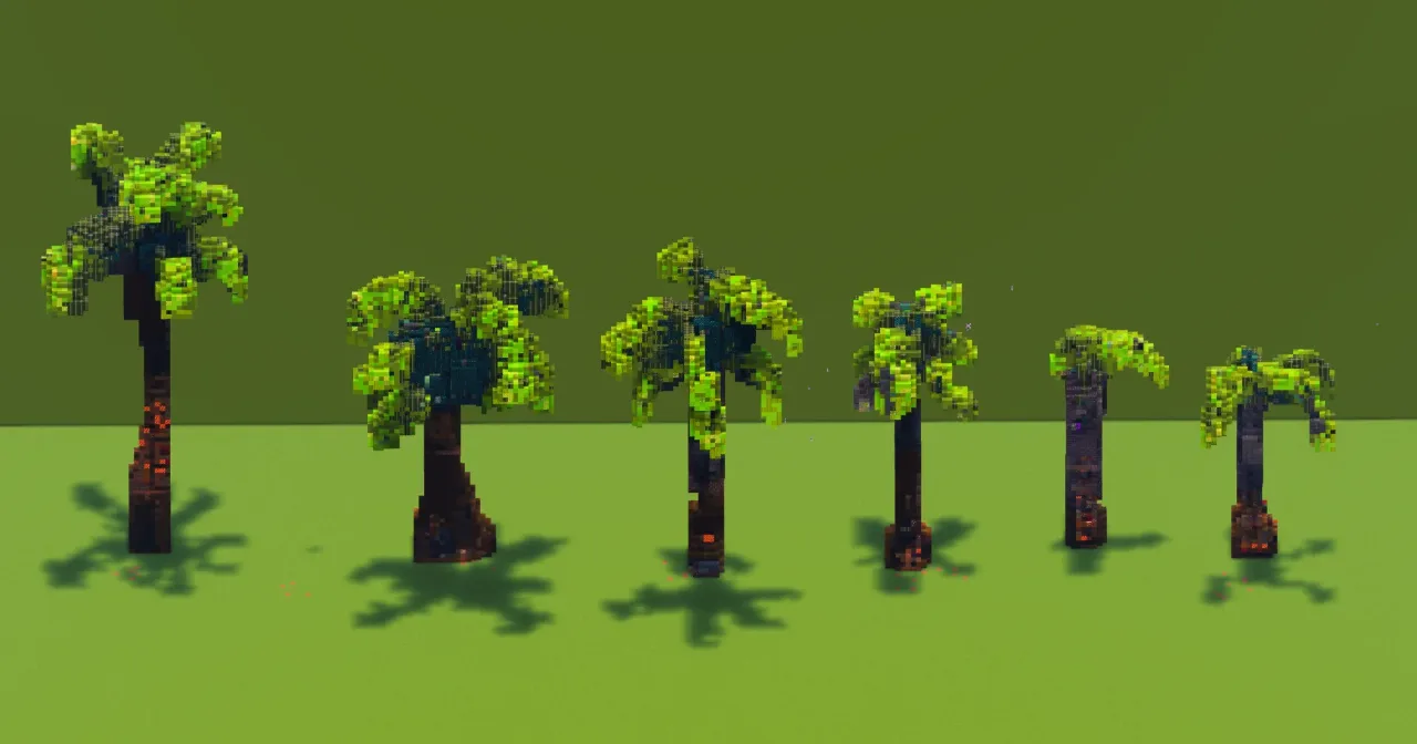 Palm Trees Pack — Minecraft Build by VerdantBuilds