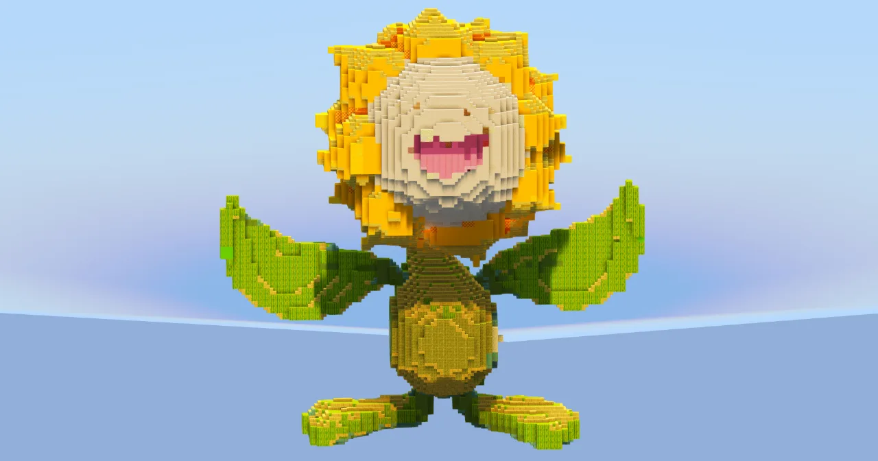 Sunflora — Minecraft Build by LeonisBuilds