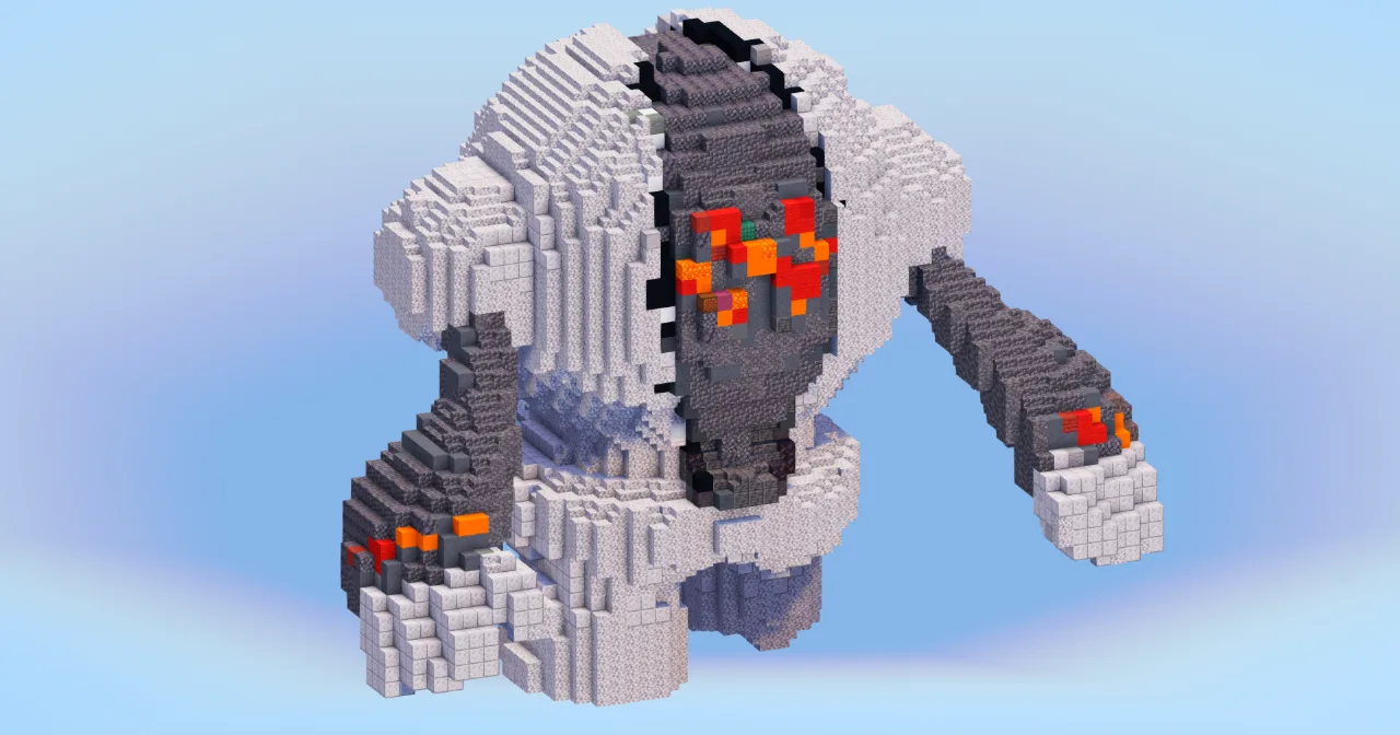 Registeel from Pokemon — Minecraft Build by LeonisBuilds