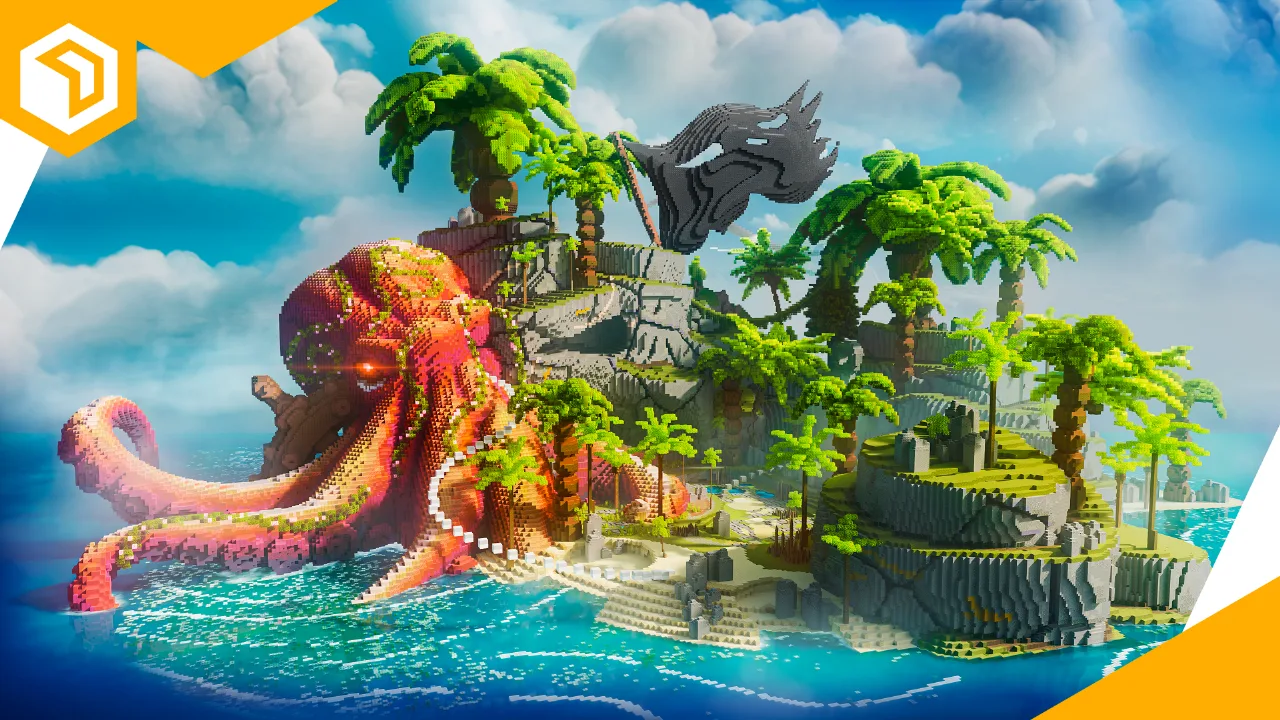 Kraken's Cove Arena — Minecraft Build by BlockyVerse