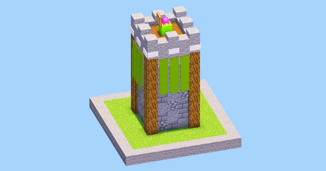 Clash of Clans Archer Tower Level 7 — Minecraft Build by LeonisBuilds