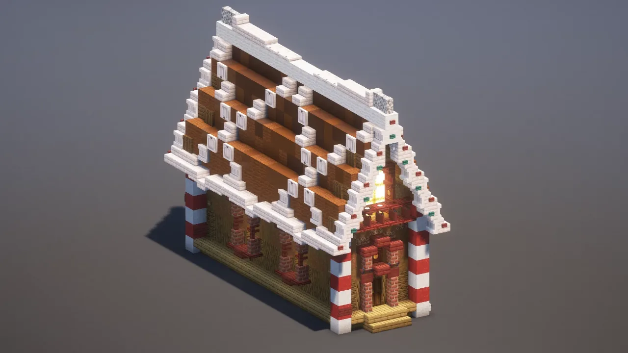 Small Christmas House — Minecraft Build by MellowHat