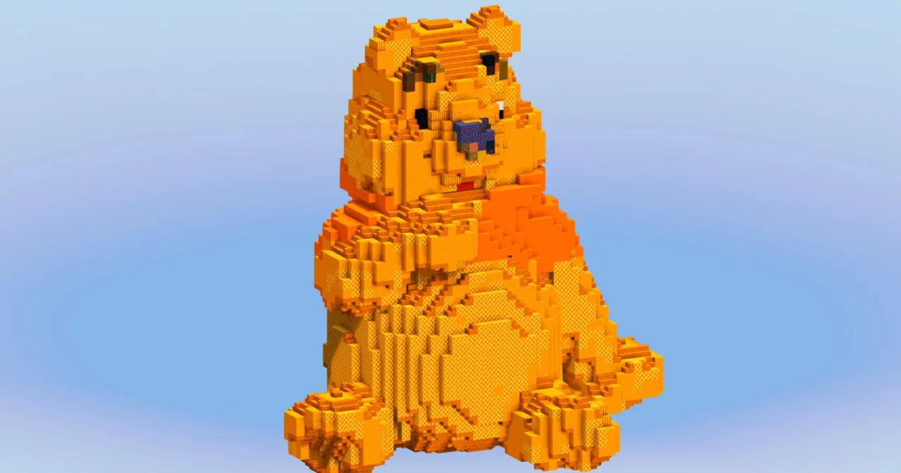 Winnie the Pooh from Disney Winnie the Pooh — Minecraft Build by LeonisBuilds