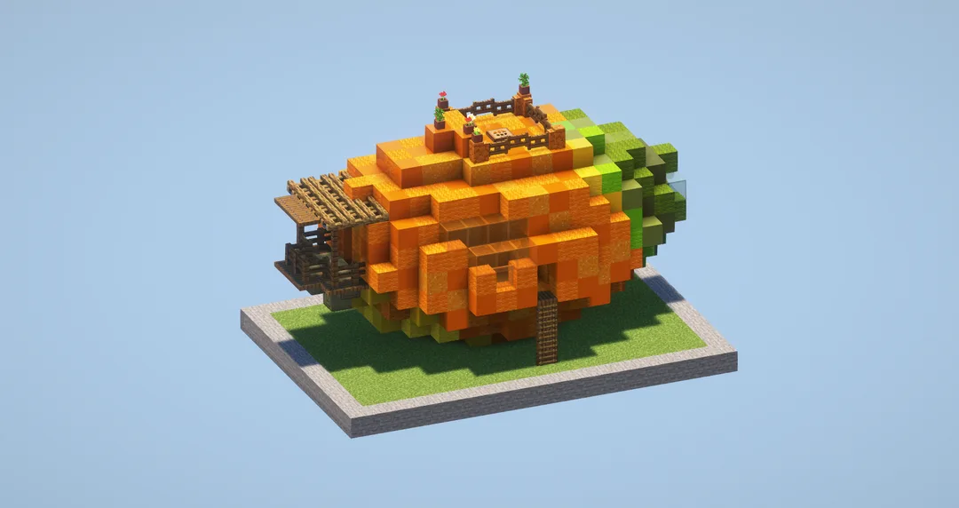 House in a Mango — Minecraft Build by LeonisBuilds