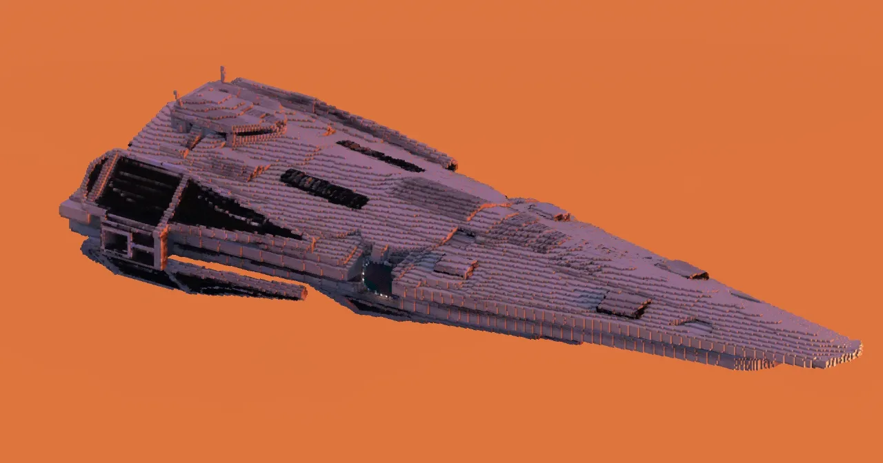 Raider-Class Corvette — Minecraft Build by StarWarsCreations