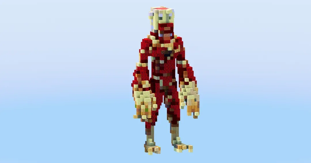 Heatblast from Ben10 — Minecraft Build by LeonisBuilds