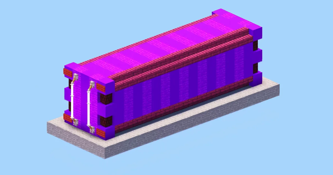 Purple Container — Minecraft Build by LeonisBuilds