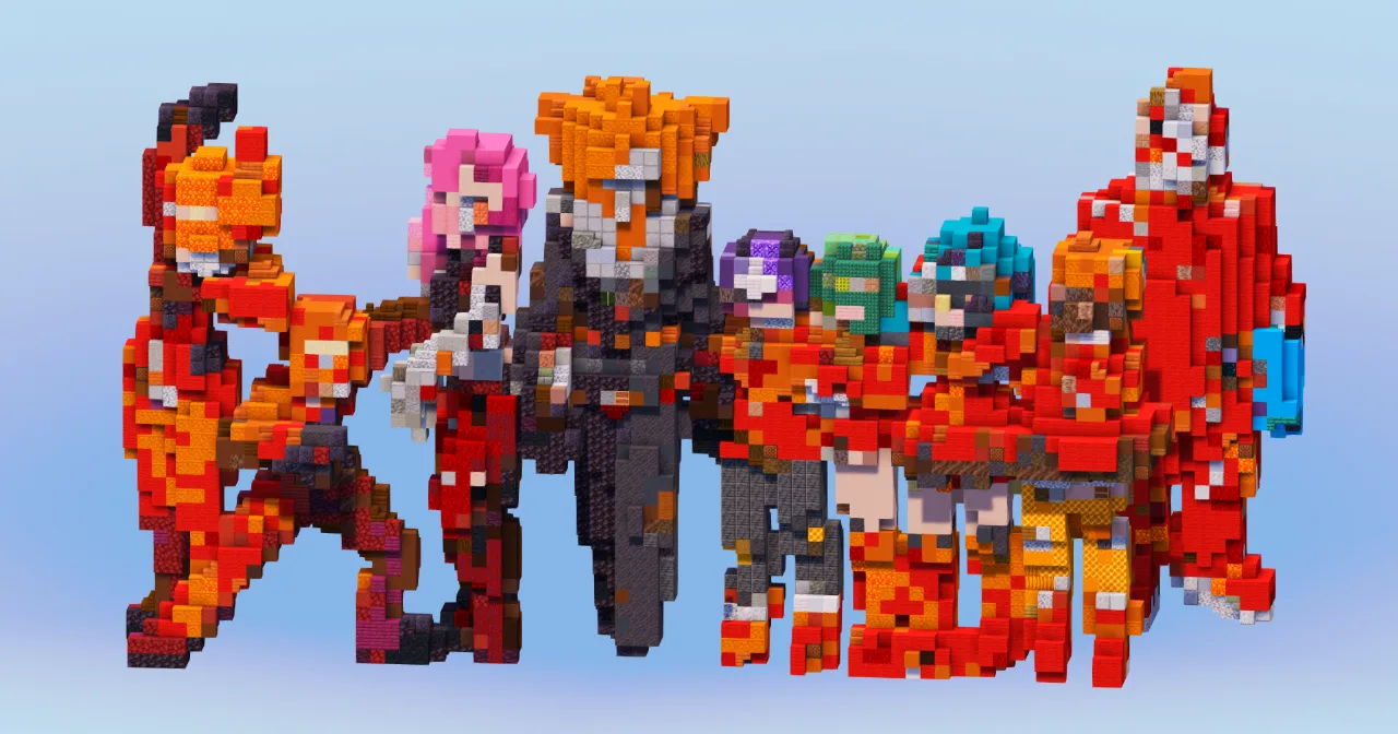 Team Flare from Pokemon — Minecraft Build by LeonisBuilds