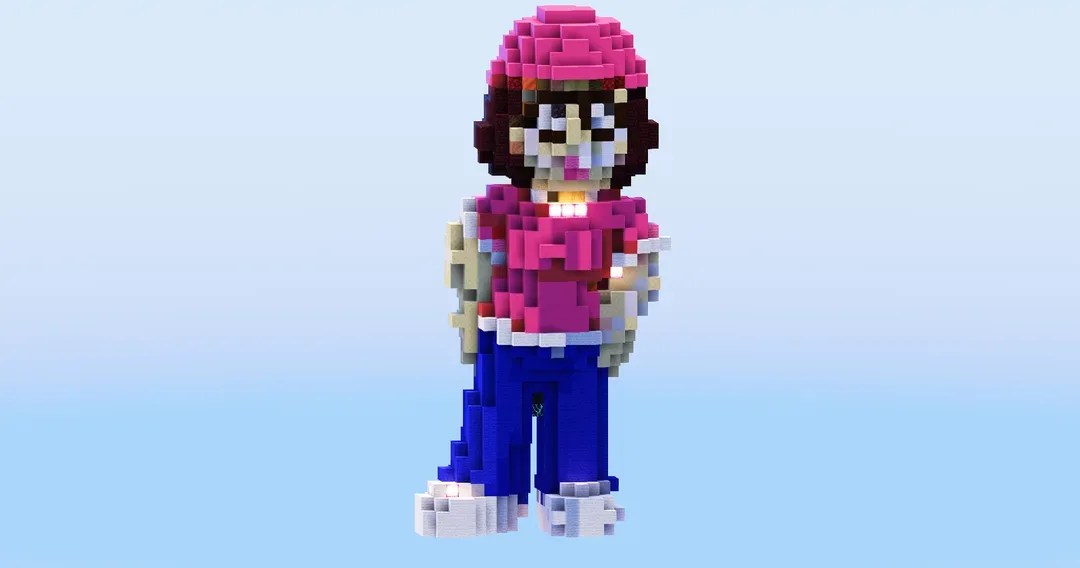 Meg Griffin from Family Guy — Minecraft Build by LeonisBuilds