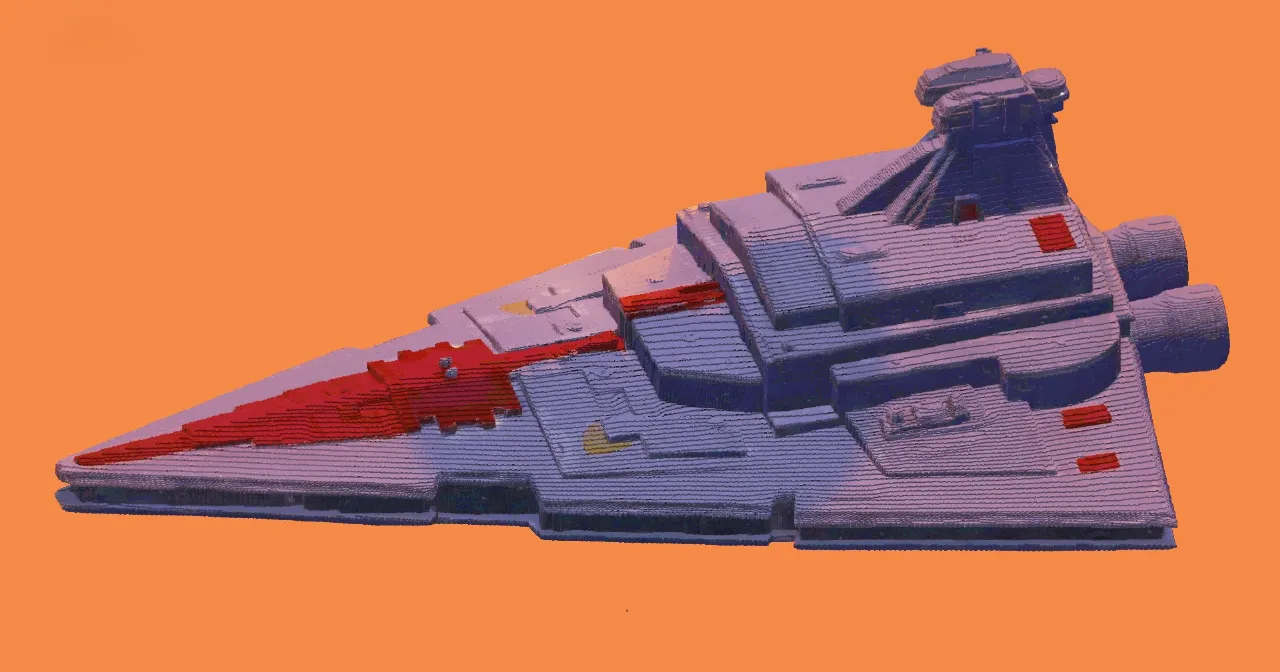 Republic Star Destroyer — Minecraft Build by StarWarsCreations