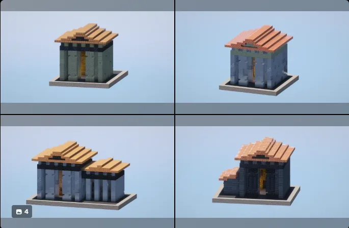 Roman Temples pack — Minecraft Build by LeonisBuilds