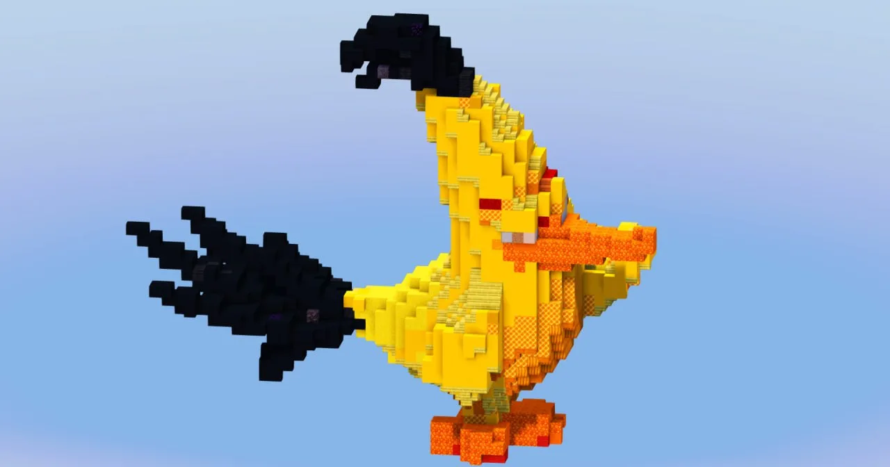 Chuck from Angry Birds — Minecraft Build by LeonisBuilds