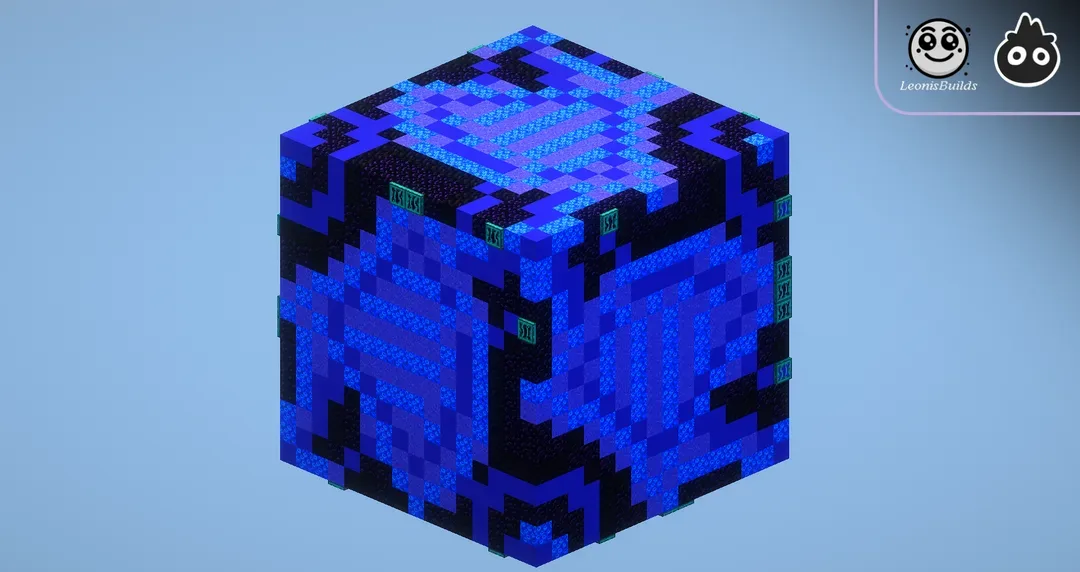 Blue Glazed Terracotta — Minecraft Build by MellowHat