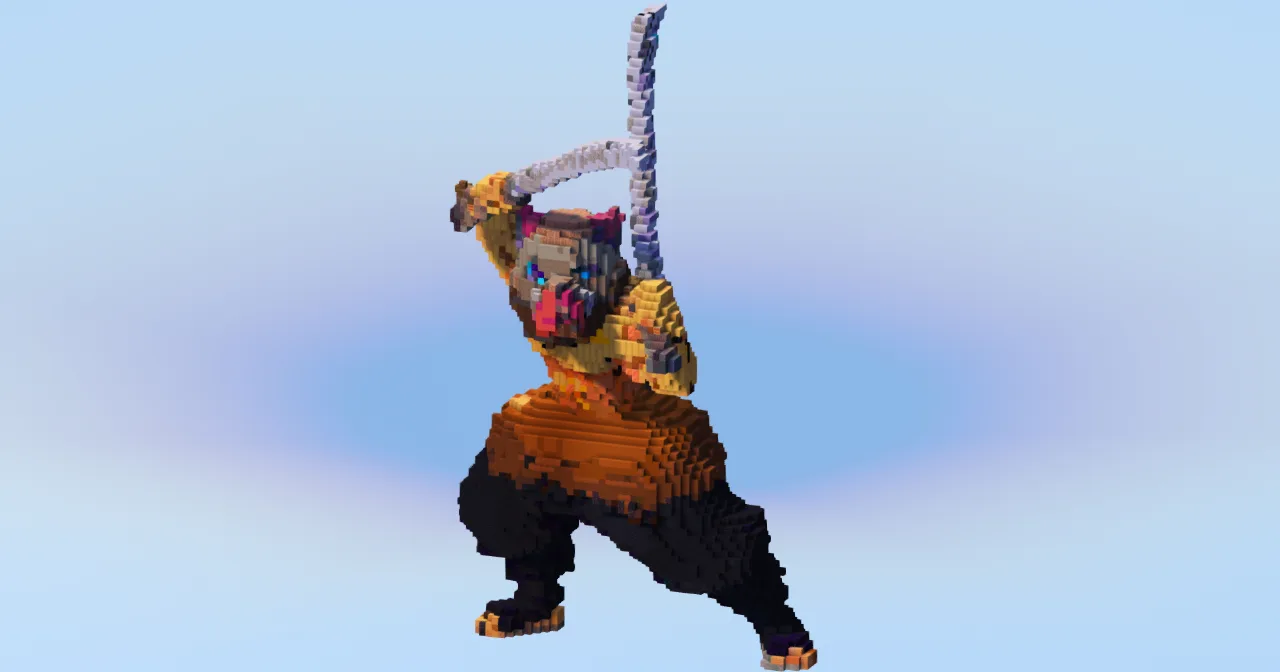 Inosuke — Minecraft Build by LeonisBuilds