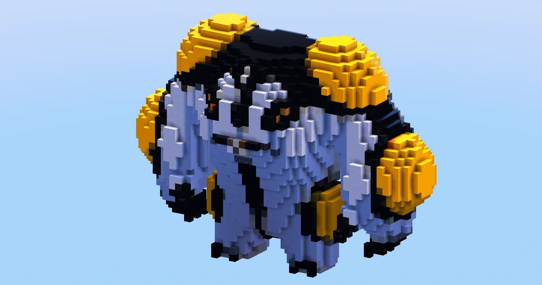 Cannonbolt from Ben10 — Minecraft Build by LeonisBuilds
