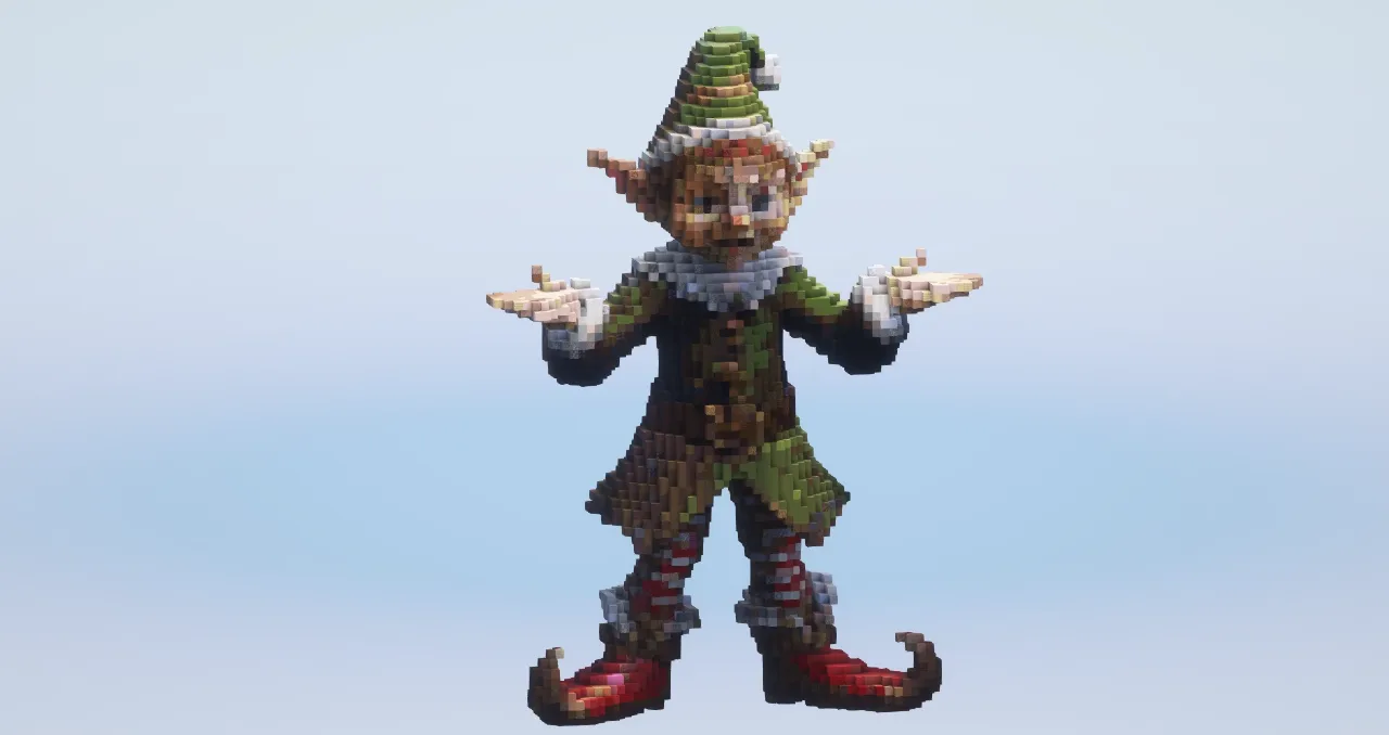 Christmas Elf — Minecraft Build by LeonisBuilds