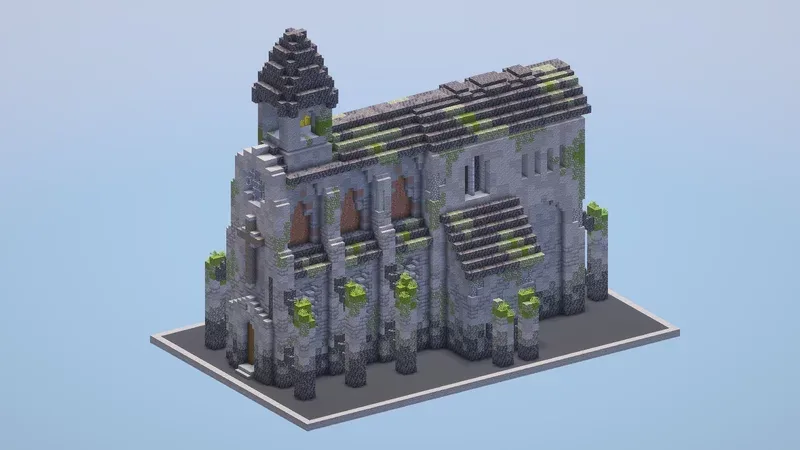 Ruined Church — Minecraft Build by LeonisBuilds