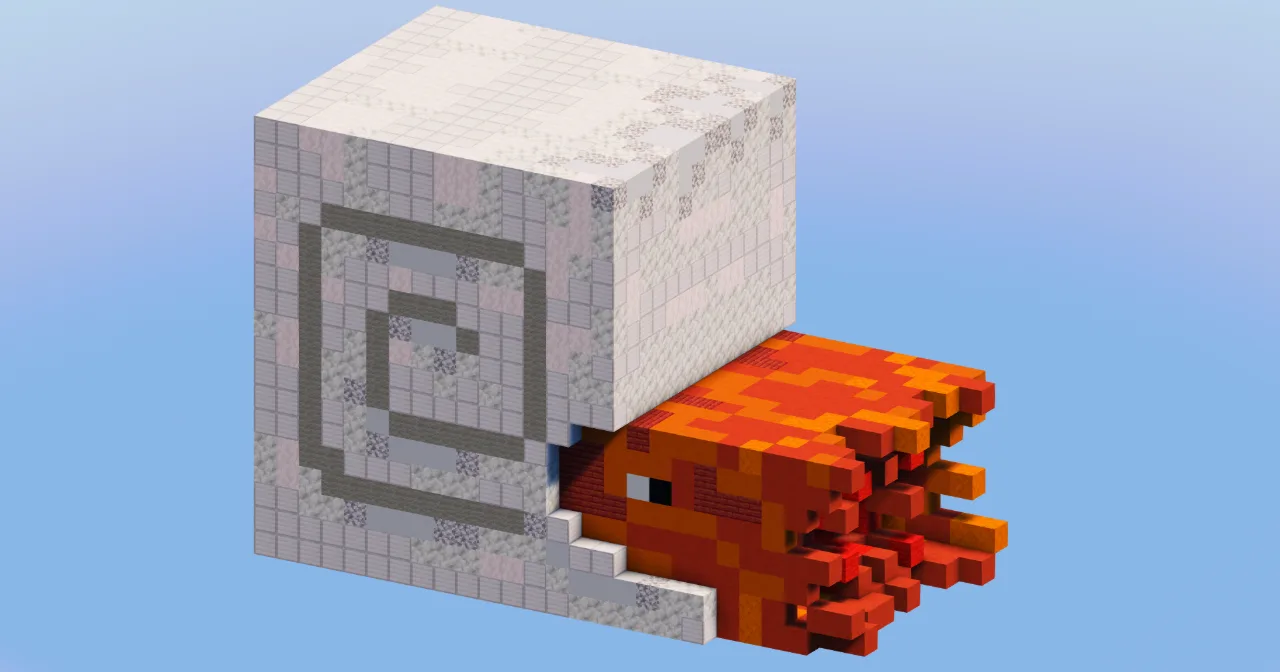Nautilus with Iron Armor — Minecraft Build by LeonisBuilds