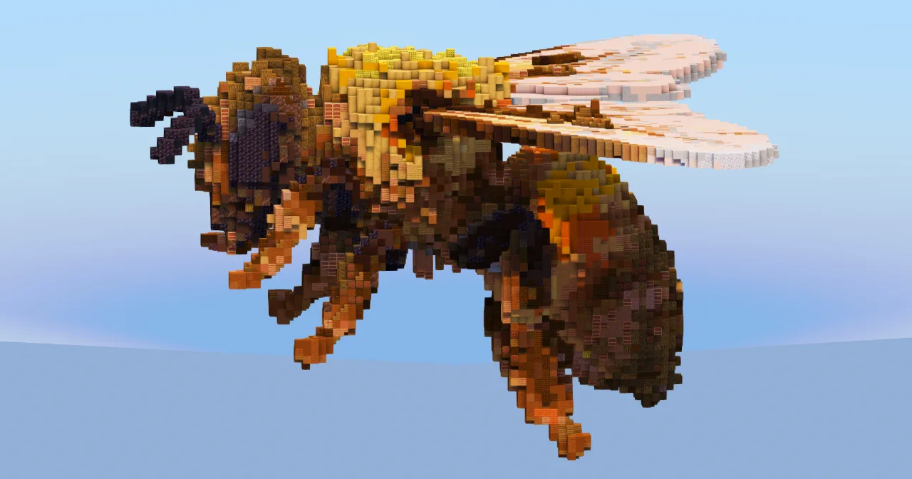 Bee — Minecraft Build by LeonisBuilds
