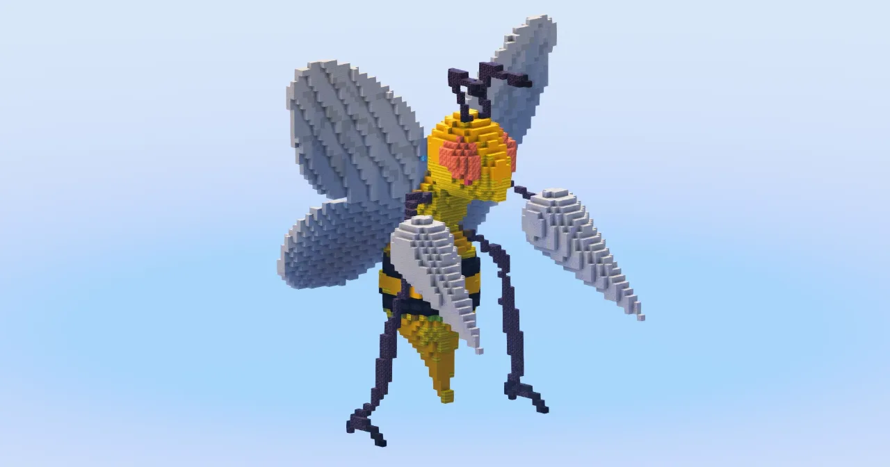 Beedrill — Minecraft Build by LeonisBuilds