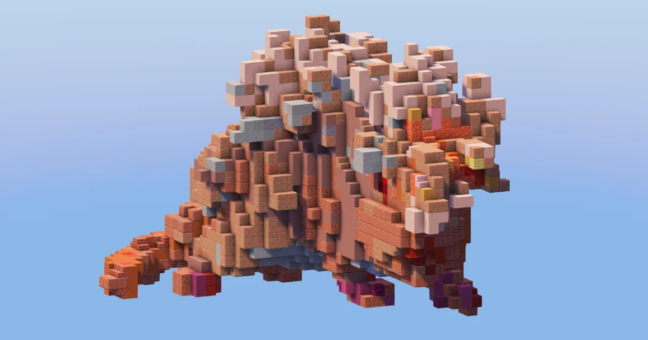 Murtlap from Harry Potter Fantastic Beasts and Where to Find Them — Minecraft Build by LeonisBuilds
