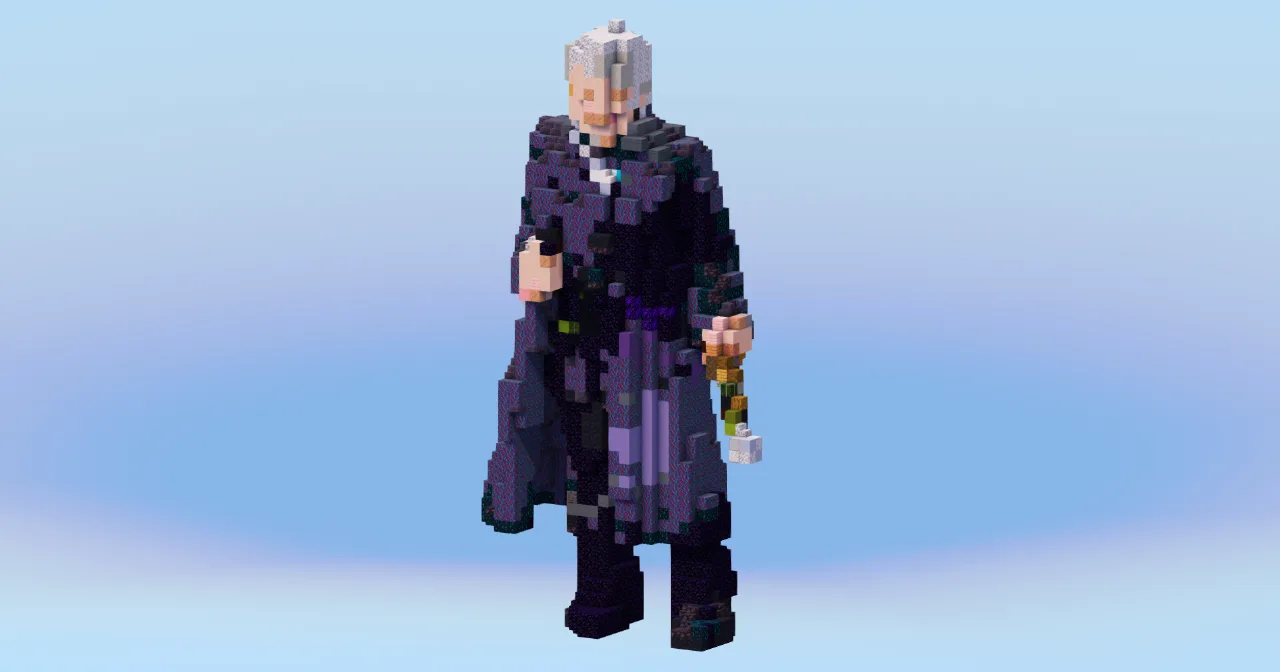 Grindelwald from Harry Potter — Minecraft Build by LeonisBuilds