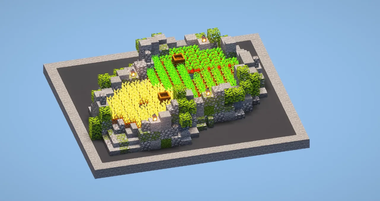 Beginner Farm — Minecraft Build by LeonisBuilds