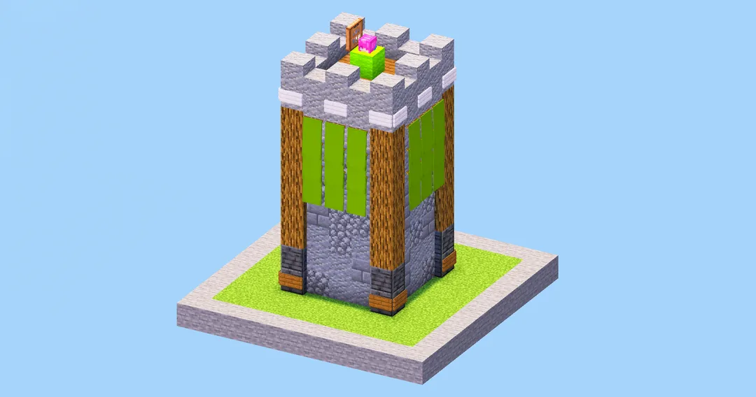 Clash of Clans Archer Tower Level 8 — Minecraft Build by LeonisBuilds