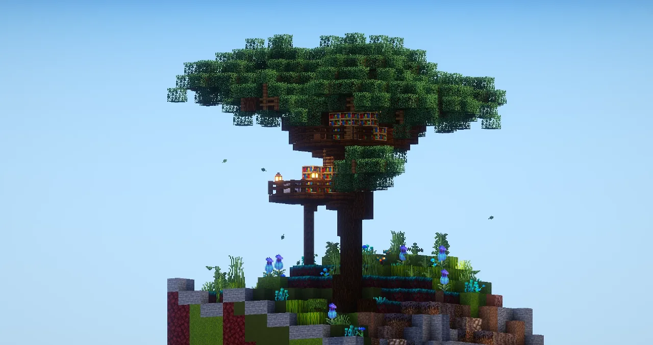 Beginner Treehouse — Minecraft Build by LeonisBuilds