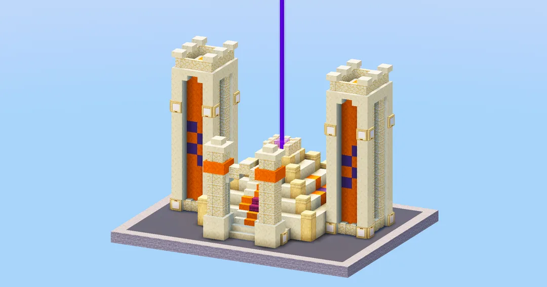 Desert Pyramid Beacon Design — Minecraft Build by LeonisBuilds