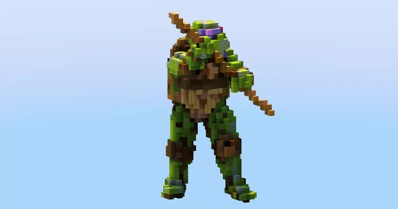 Purple Ninja Turtle — Minecraft Build by LeonisBuilds