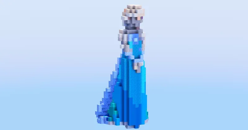 Elsa from Disney Frozen — Minecraft Build by LeonisBuilds