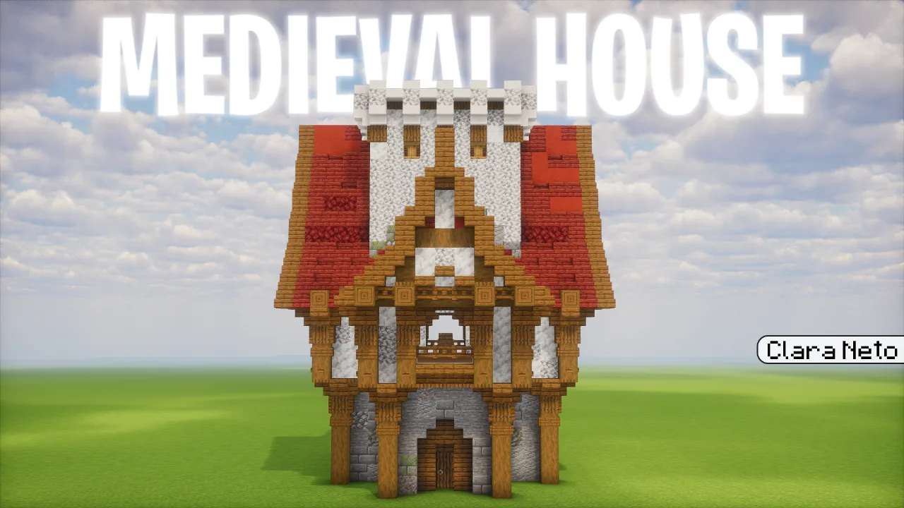 Medieval House — Minecraft Build by claraneto