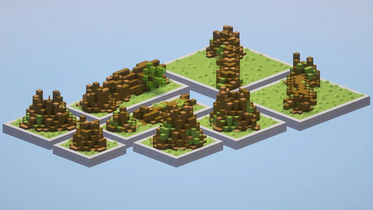 Custom Jungle Fallen Trees Pack — Minecraft Build by LeonisBuilds