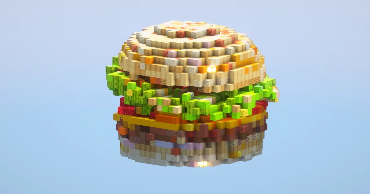 Hamburger Small — Minecraft Build by LeonisBuilds