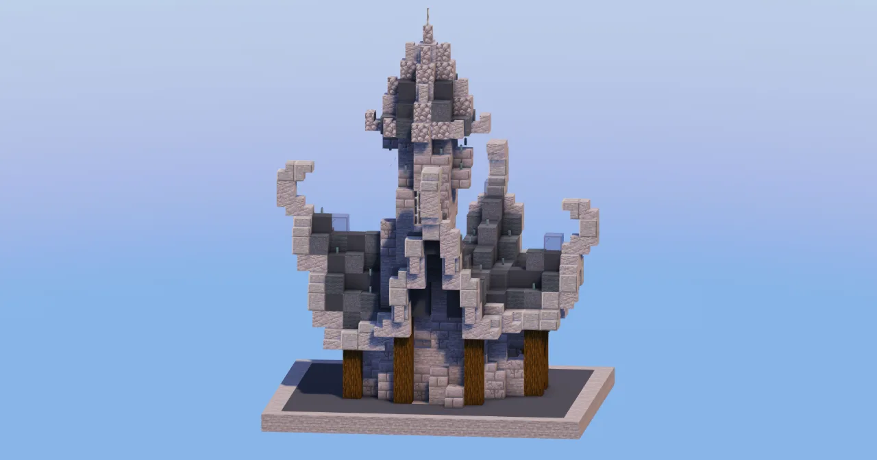 Dark Medieval Fantasy House 4 — Minecraft Build by LeonisBuilds