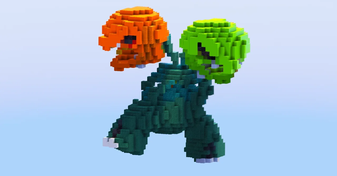 Scovillain from Pokemon — Minecraft Build by LeonisBuilds