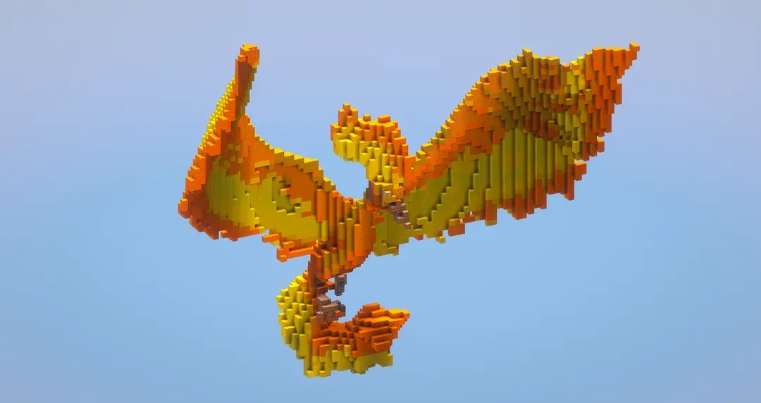 Moltres — Minecraft Build by LeonisBuilds