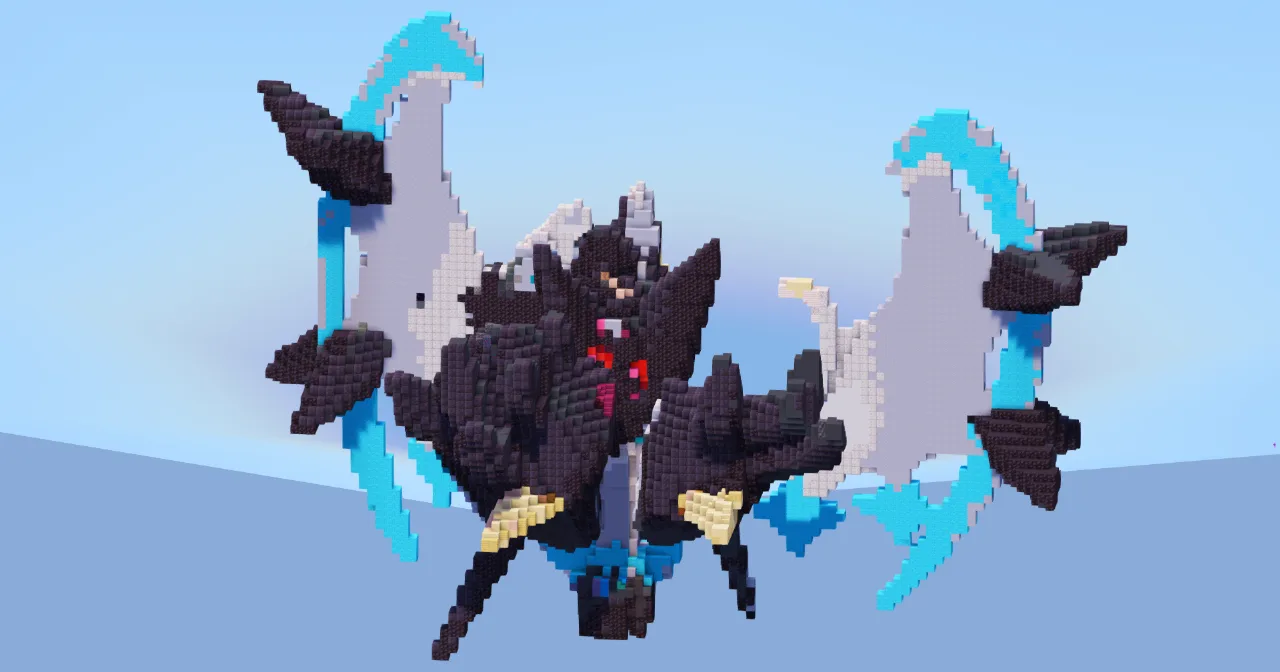 Necrozma Dawn Wings — Minecraft Build by LeonisBuilds