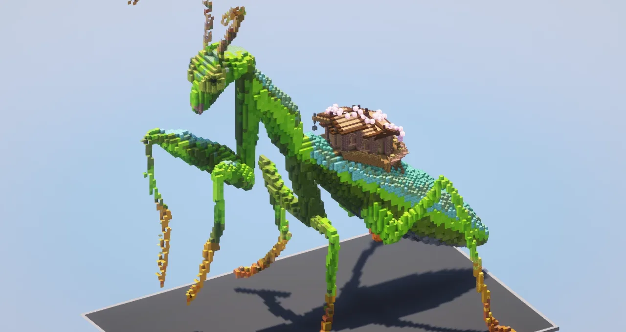 House on a Mantis — Minecraft Build by LeonisBuilds
