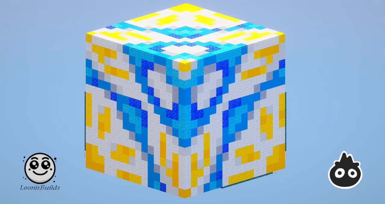 White Glazed Terracotta (Collab) — Minecraft Build by LeonisBuilds