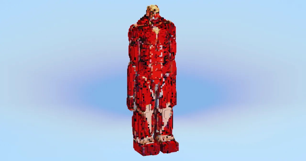 Colossal Titan — Minecraft Build by LeonisBuilds