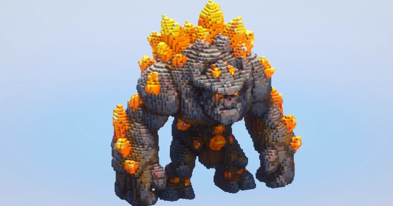 Crystal Golem‎ — Minecraft Build by LeonisBuilds