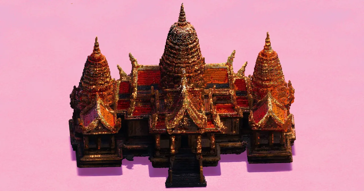 Thai Temple — Minecraft Build by EasternRealms